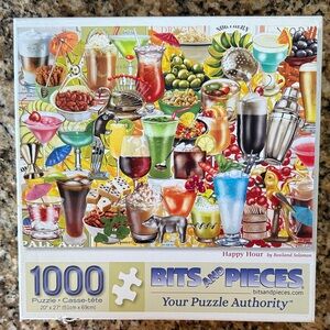 Bits and Pieces Vibrant Cocktail 1000 Piece Puzzle